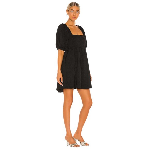 NWT Free People Black Violet Mini Dress Women's Size Small - Picture 2 of 9